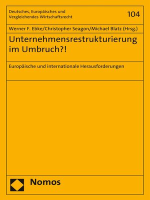 cover image of Unternehmensrestrukturierung im Umbruch?!